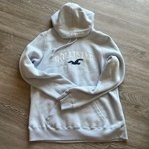 Light blue Hollister hoodie